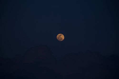 moon clouds full moon