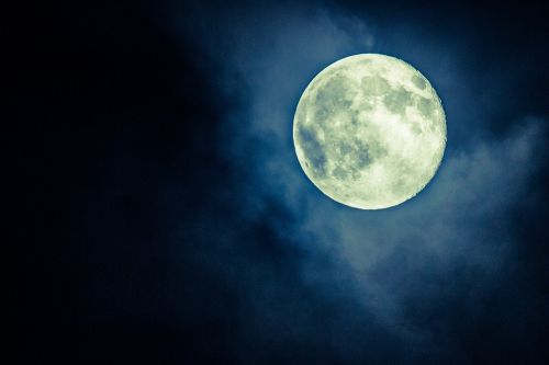 moon night sky full moon