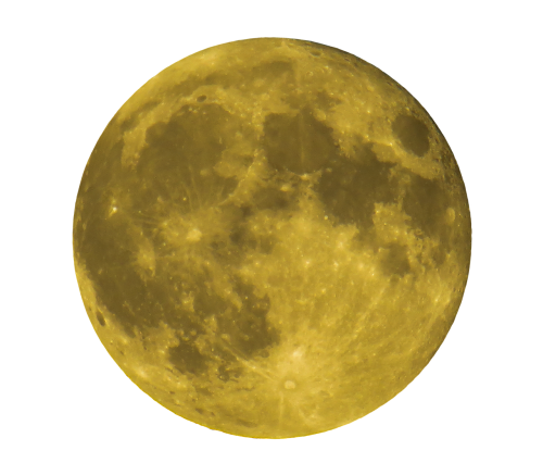 moon full moon yellow