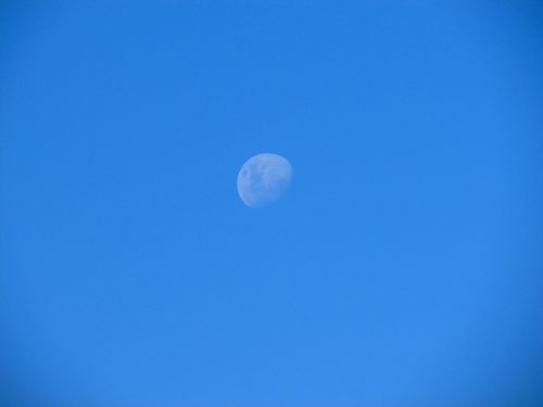 moon sky day