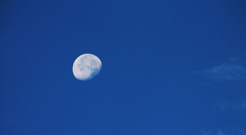 moon clouds sky