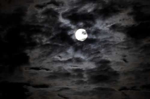 moon night sky