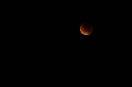 moon lunar eclipse night
