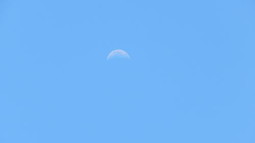 moon sky blue