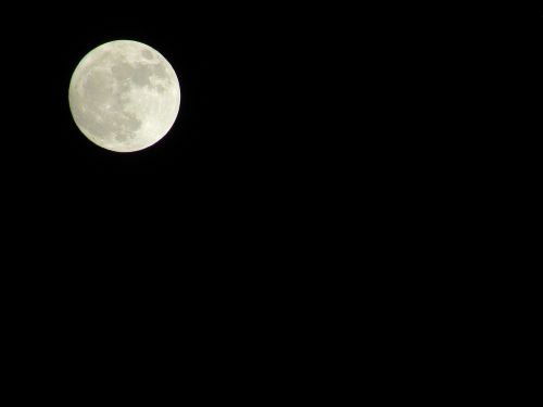 moon supermoon night