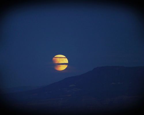 moon landscape sky