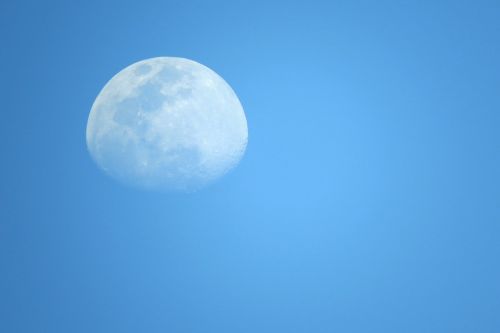 moon clouds sky