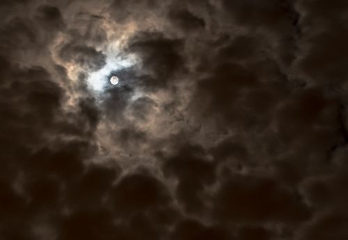 moon dark night