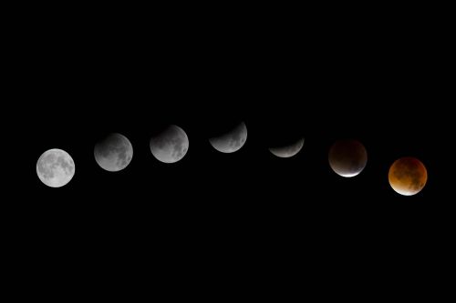 moon lunar eclipse red moon