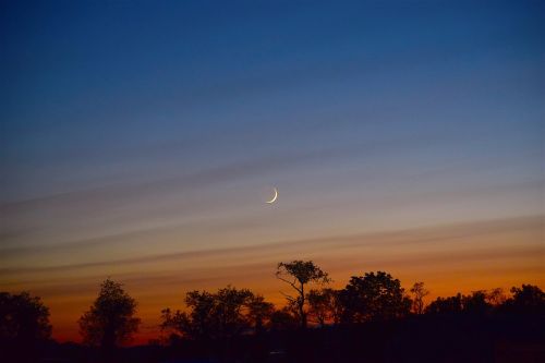 moon sky crescent