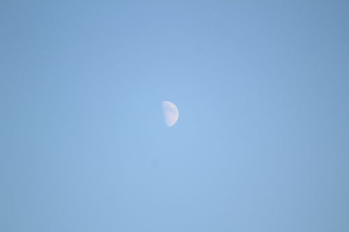 moon sky day