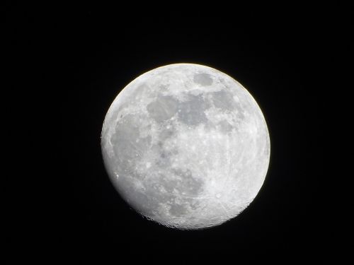 moon astronomy evening