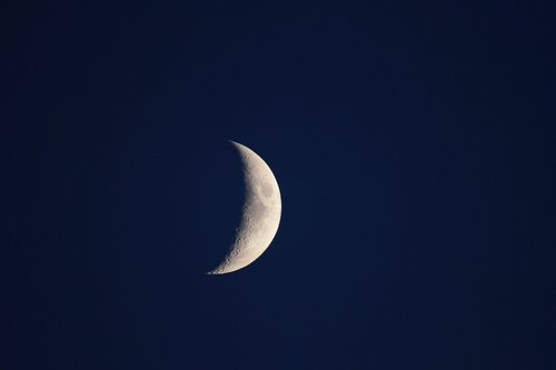 moon  crescent moon  sky