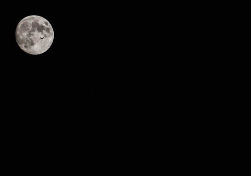 moon  silhouette  night