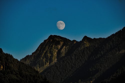 moon  twilight  atmosphere