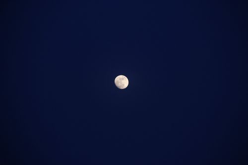 moon the night sky full moon