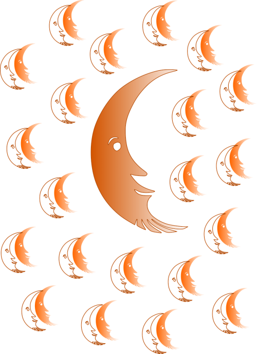 moon moonface pattern