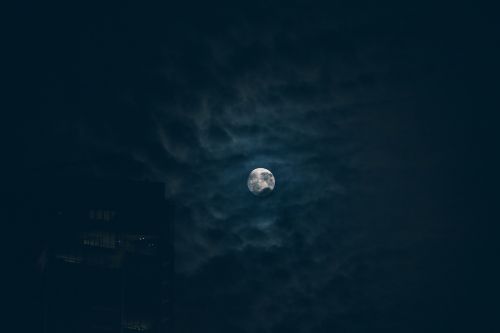 moon night sky