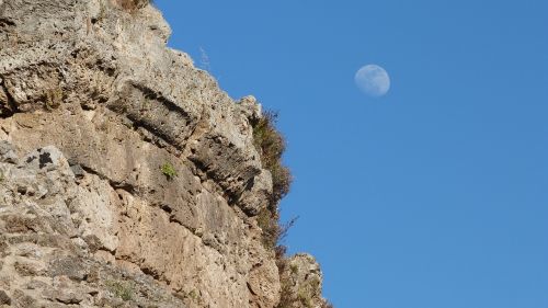 moon background stone