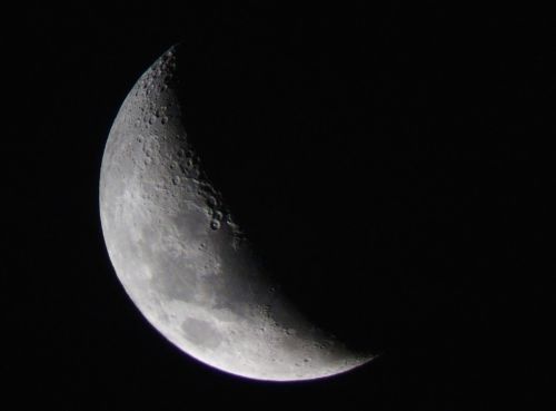 moon sky craters