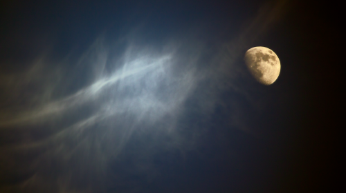 moon sky night