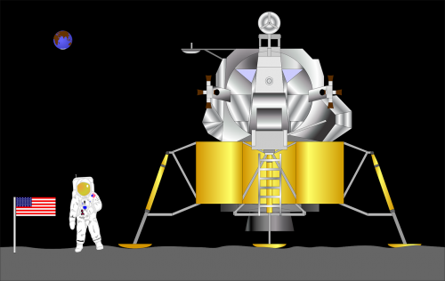 moon landing space spacecraft