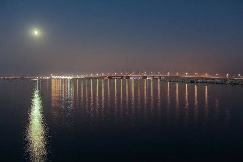 moonlight bridge night