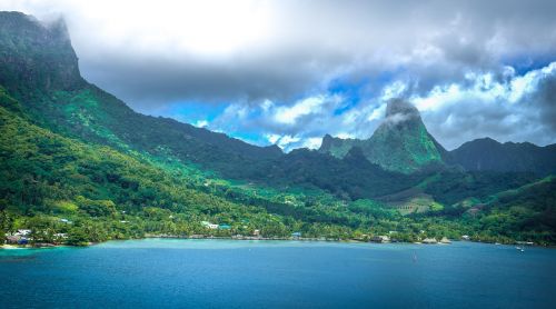 moorea french polynesia tropical