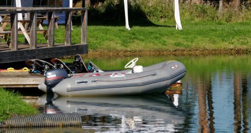 Moored Dinghy