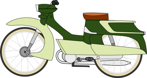 moped motorbike motorcycle