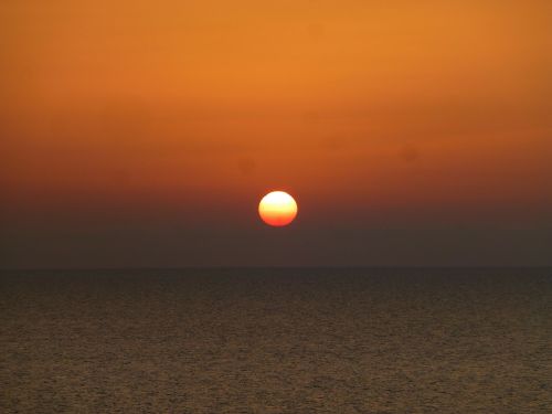 morgenrot sunrise sea