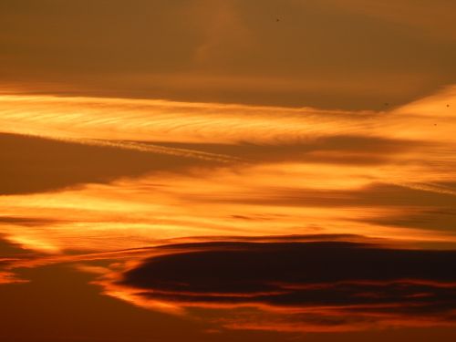 morgenrot sky clouds