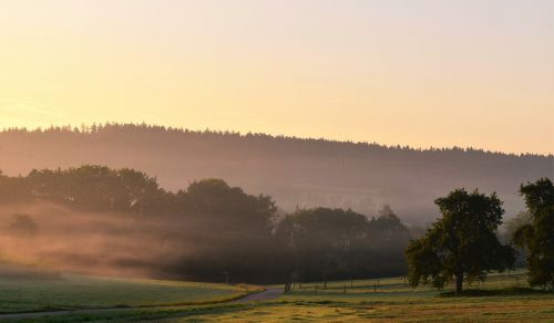 morgenstimmung sunrise skies