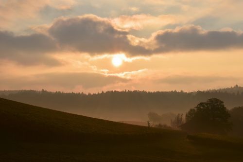 morgenstimmung sunrise landscape