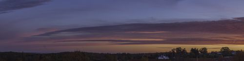 morning sky panorama