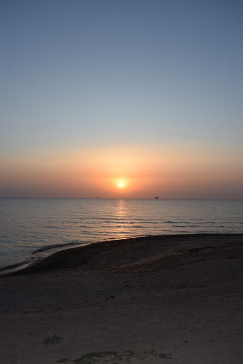 morning dawn sea