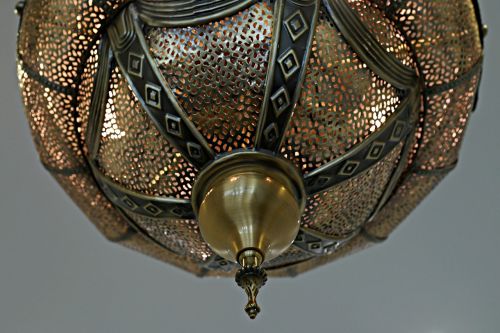 moroccan lamp ornate illumination