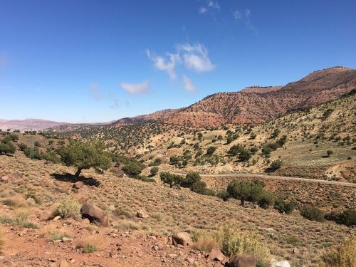 morocco landscape sky