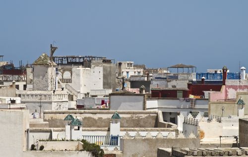 morocco essaouira roofs
