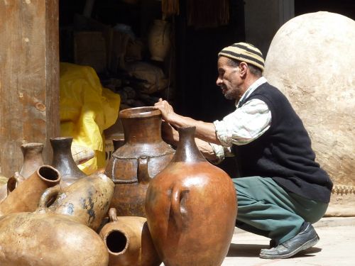 morocco marrakech pottery