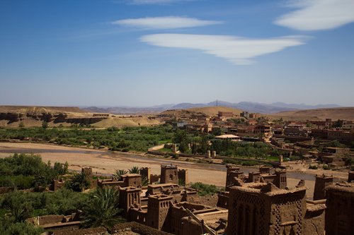morocco  sky  landscape