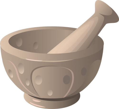 mortar pestle herbal