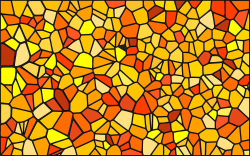mosaic bright glass