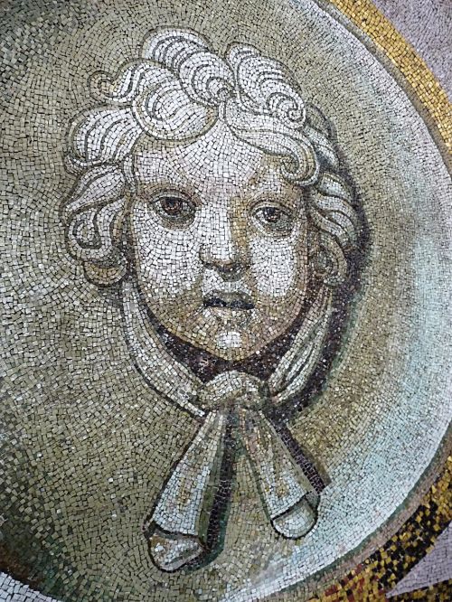 mosaic art head