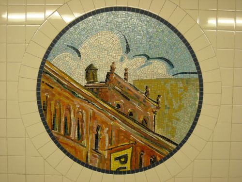 mosaic tile subway