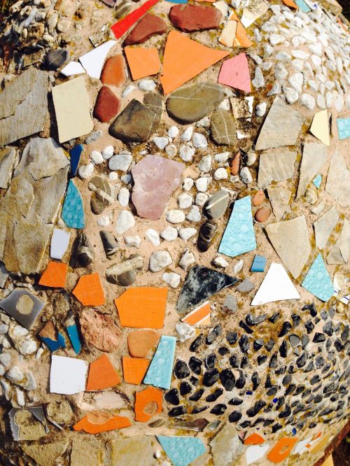mosaic stones colorful