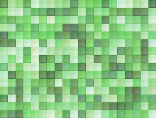 mosaic wallpaper green