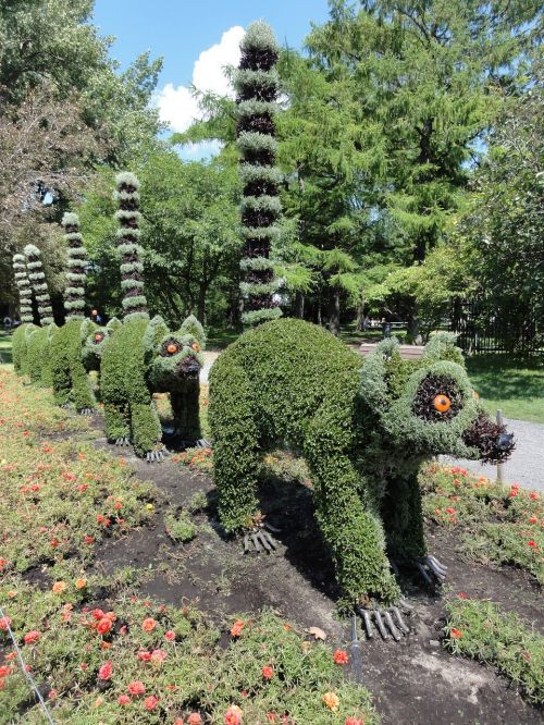 mosaiculture montreal animal plant