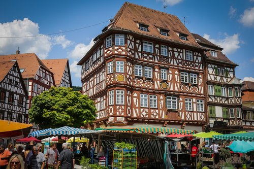 mosbach  marketplace  neckar-odenwald