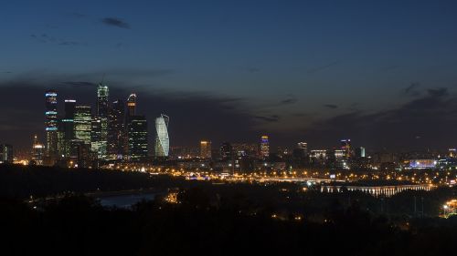 moscow night city